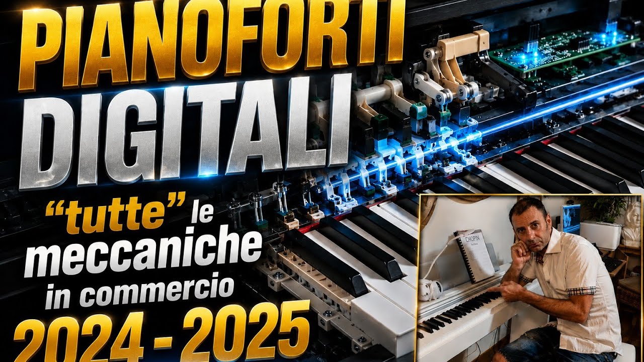 RECENSIONE DI TUTTE LE MECCANICHE DI TUTTI I PIANOFORTI DIGITALI! (parte 1)