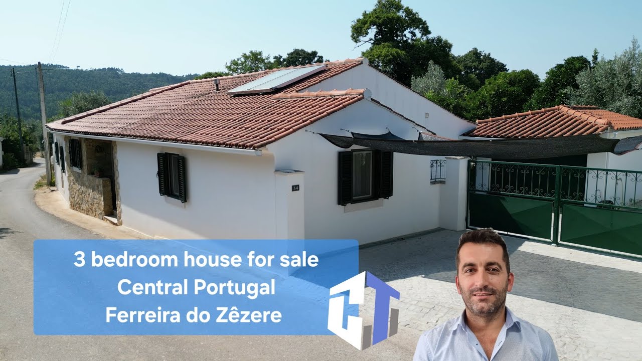 3 bed stone cottage, tranquil village for sale near Ferreira do Zezere central Portugal  € 295000