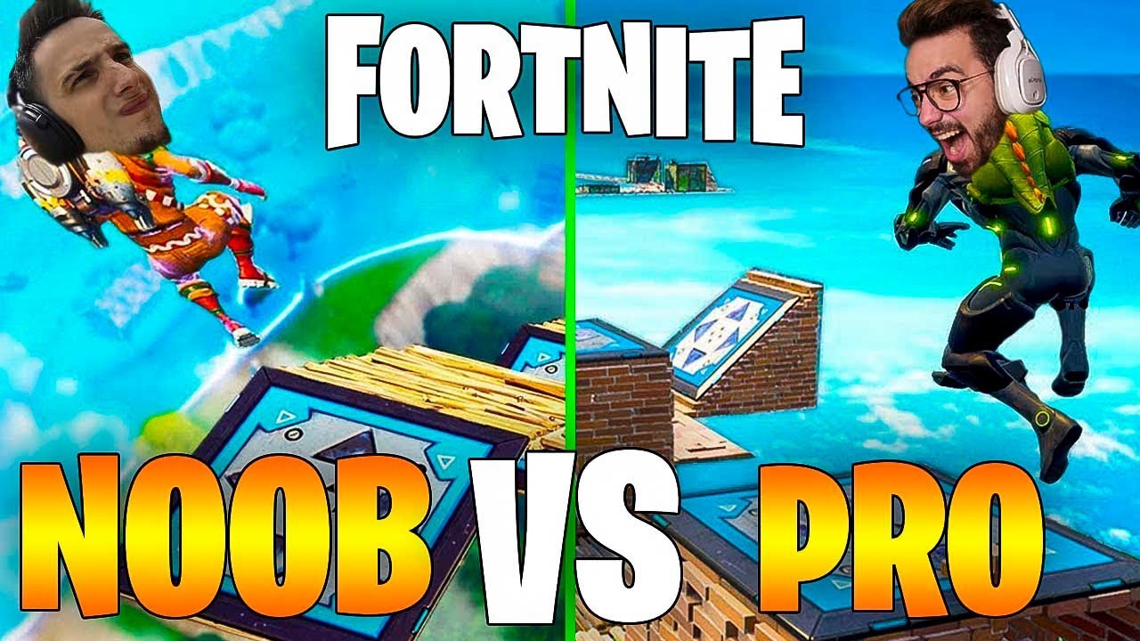 FORTNITE - O PARKOUR DE NOOB A PRO !