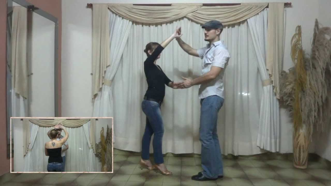 Aprende a bailar Salsa - Episodio 2.9 - Combinacion 3 de Cruce con Vuelta Interna (NE)