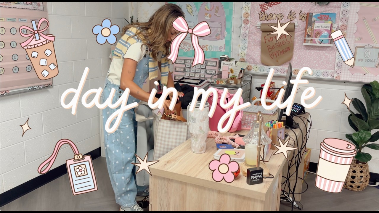 ✨ A Teacher’s Day WITHOUT Students | Opening Shift, Planning Period & Closing Routine 🎀