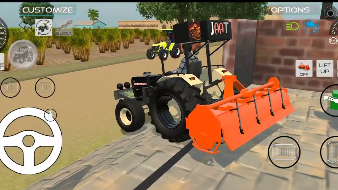 SWARAJ 🌾// SONALIKA 🍓 // HOLLAND 🚜 // TRACTOR , CULTIVATOR  FROM FARMING 🌾🌿 3D GAM VIDEO #gaming​