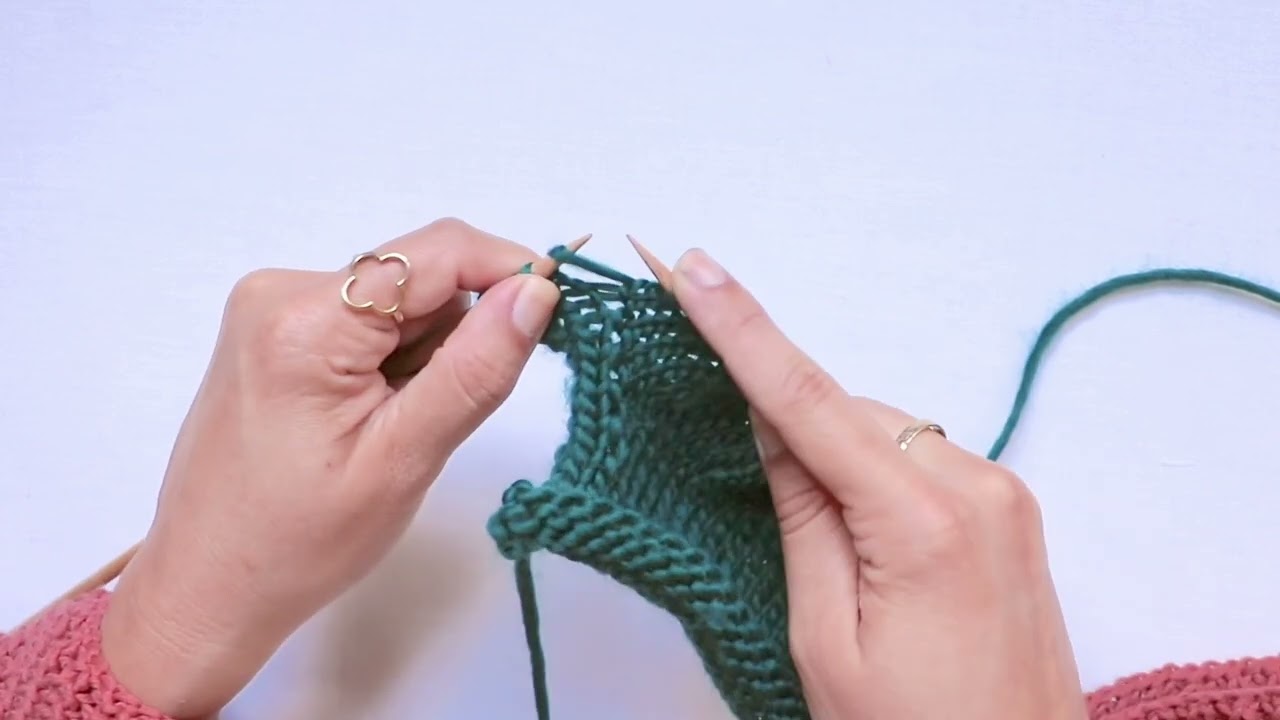 Tutorial di maglia | Fare 1 aumento verso sinistra | WAK