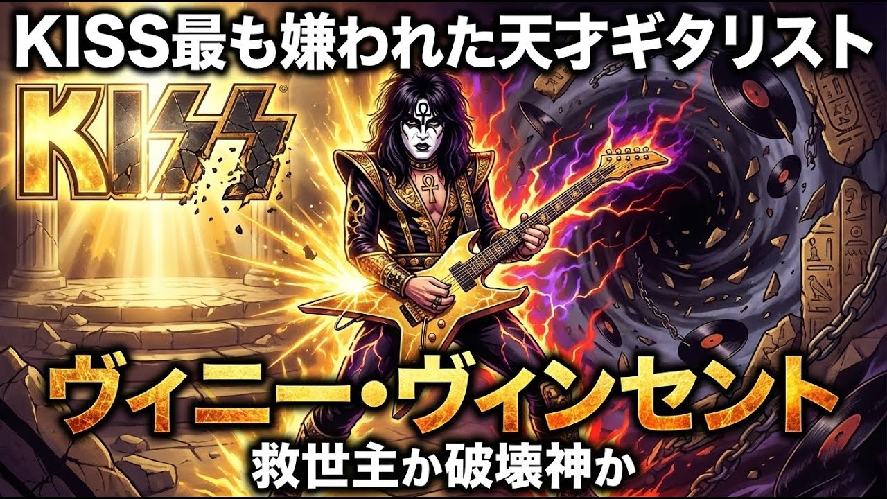 KISS史上最速にして最悪のギタリスト 〜ヴィニー・ヴィンセント〜