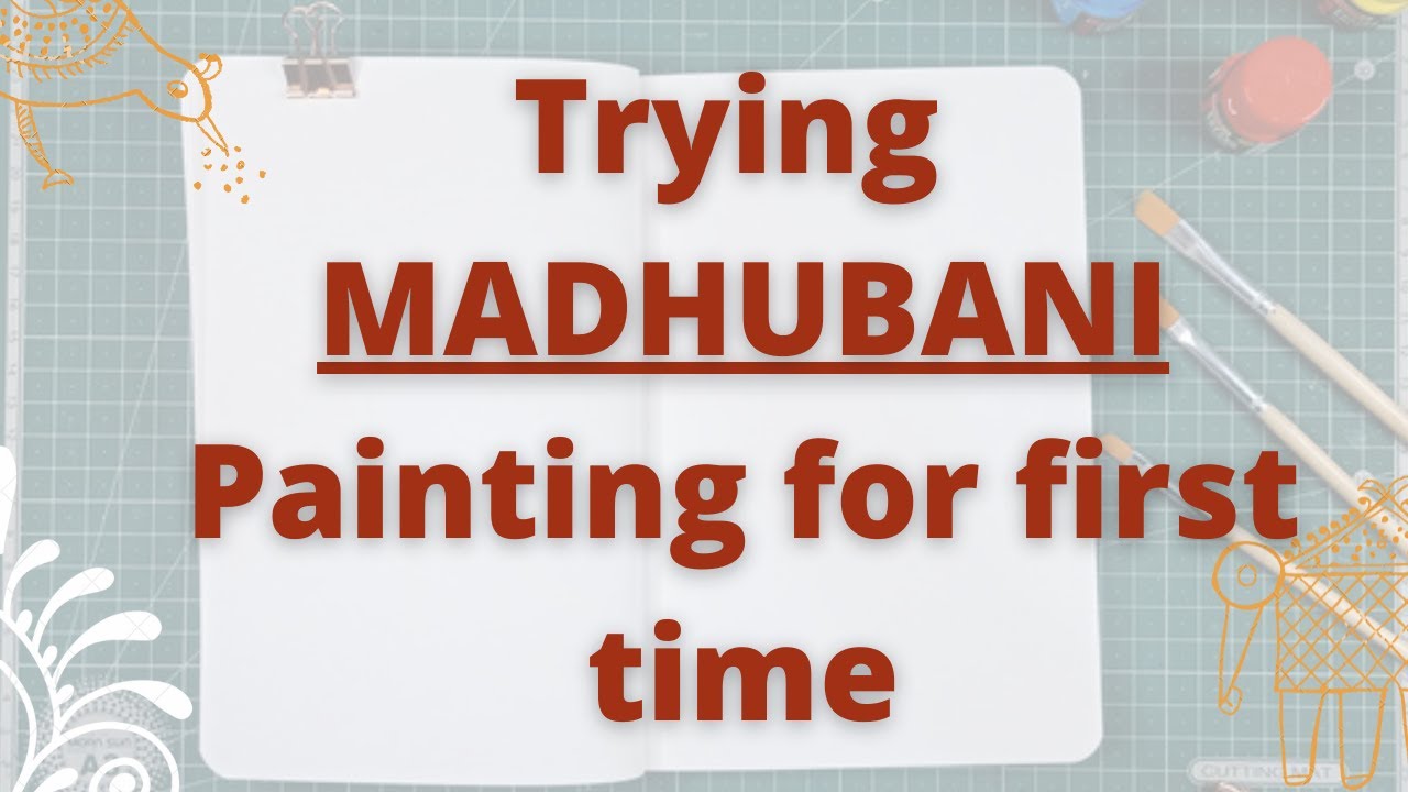 Tried Madhubani Art for First Time | Beginner