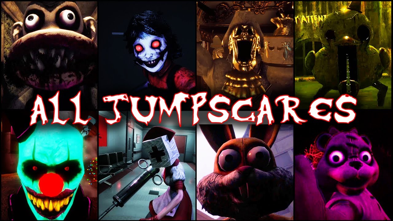 DARK DECEPTION - All Jumpscares (Chapter 1-4)