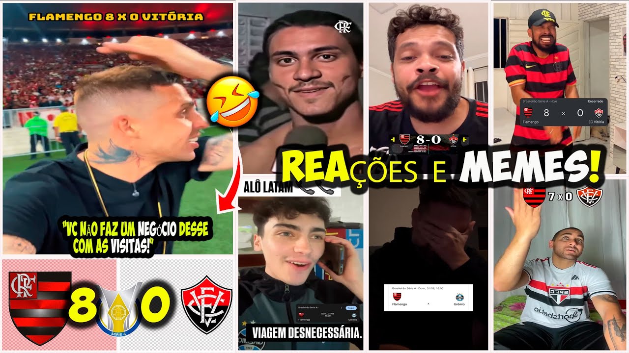 🤯🤣 MUITA ZOEIRA DEPOIS DA GOLEADA DO MENGÃO! 🔥