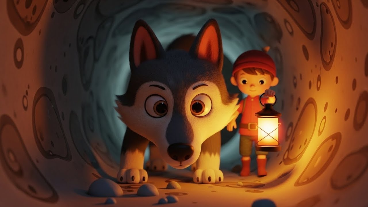 El Pequeño Lobo de Minecraft Se Quedó Atrapado | Canciones y Rimas Infantiles