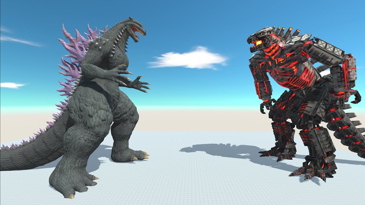 Battle Kaiju Mechagodzilla Team VS Godzilla Team in ARBS