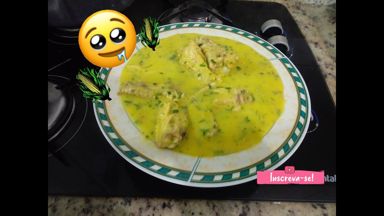 MINGAU DE MILHO VERDE COM FRANGO