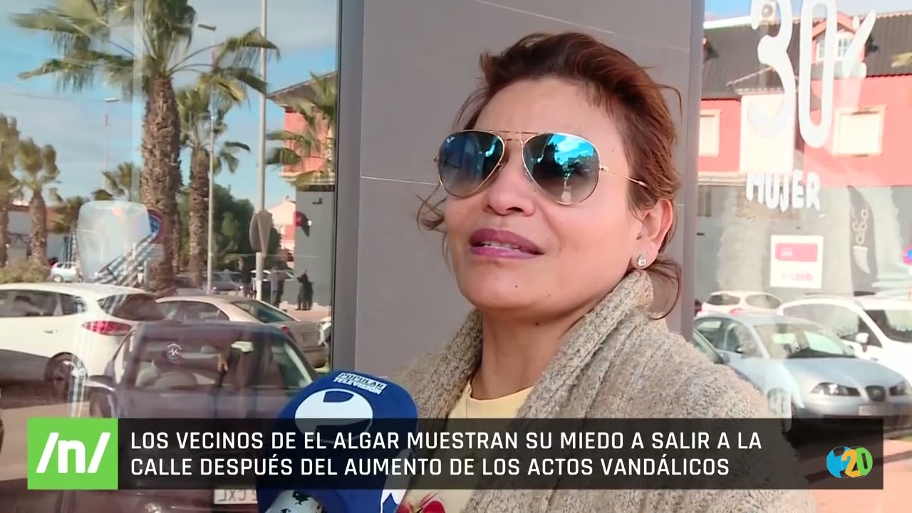 20/01/2026 Vecinos de El Algar denuncian el aumento de actos vandálicos y piden refuerzos policiales