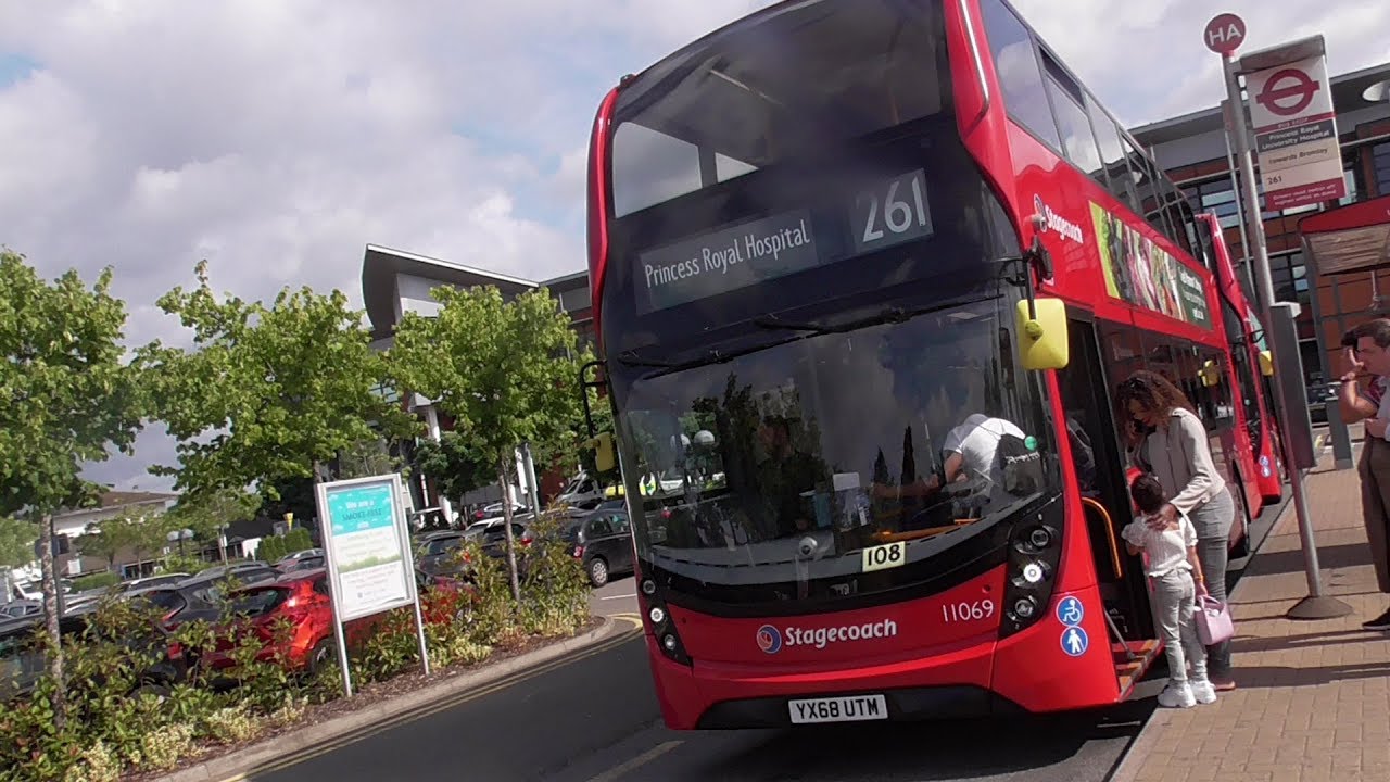 261 Full London Bus Route: Lewisham Station - Princess Royal Hospital Stagecoach Part 1