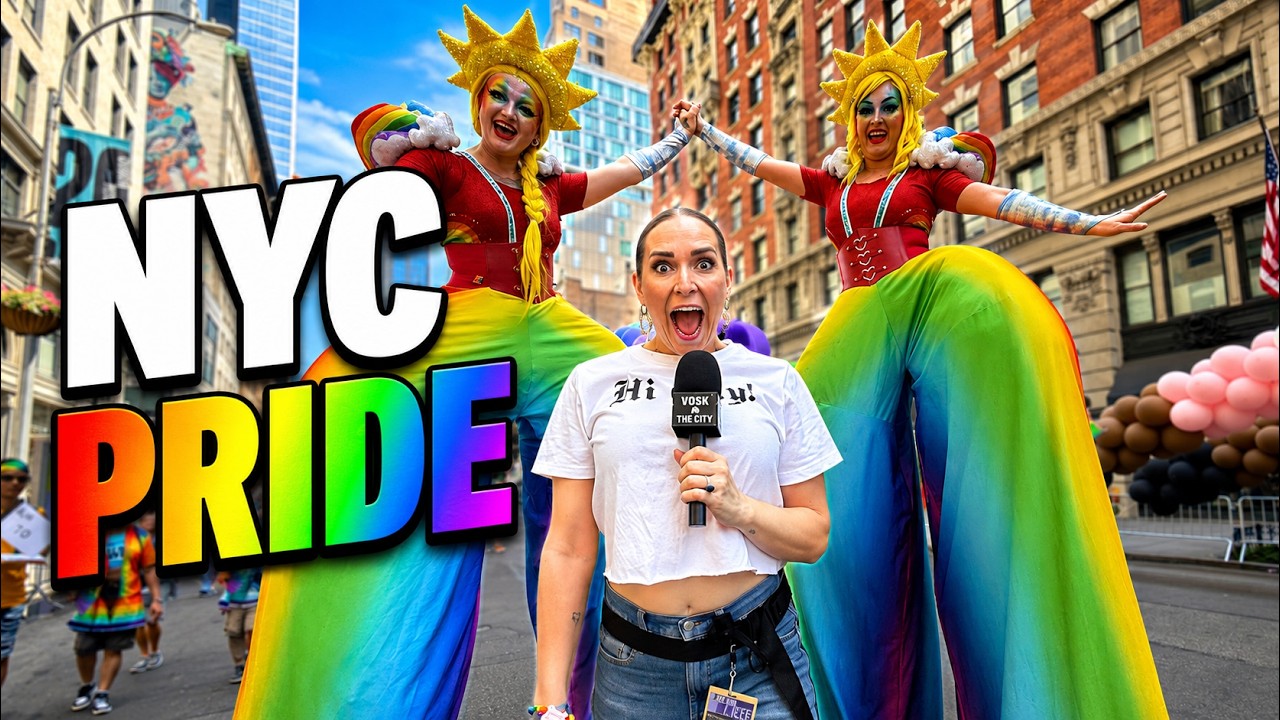 We Took Over NYC Pride! The Gayest Day in New York | Vosk In The City