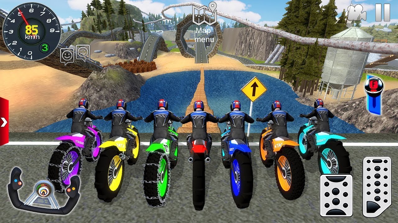 Juego De Motos - Prueba Extrema de Motocicletas #2 - Dirt Bike Off-Road Outlaws Android Gameplay FHD