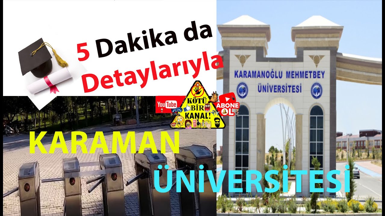 Karaman Üniversitesi 5 dakikada Gezip Görün ve Bilgi Edinin