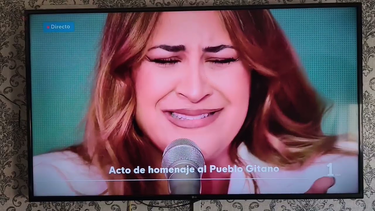 Homenaje al pueblo Gitano, en la Moncloa, termina el acto Israel Fernández y María la terremoto 