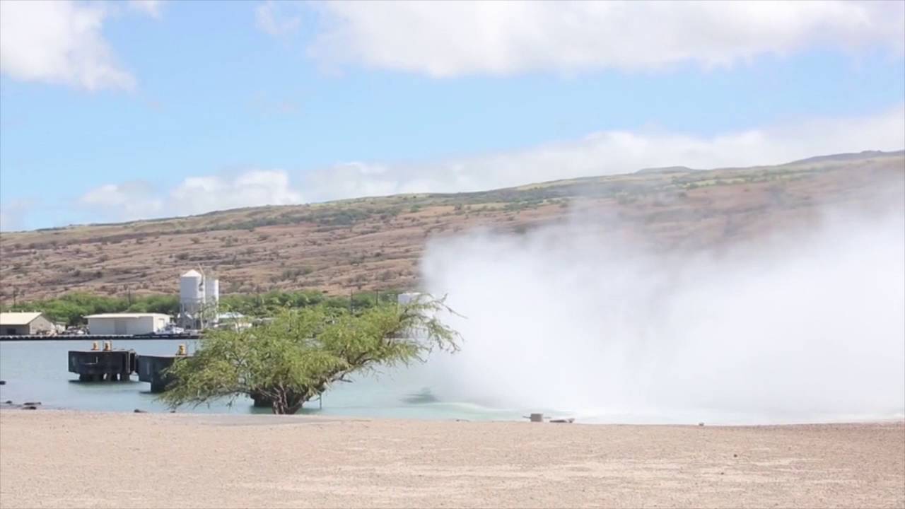 Hovercraft launch