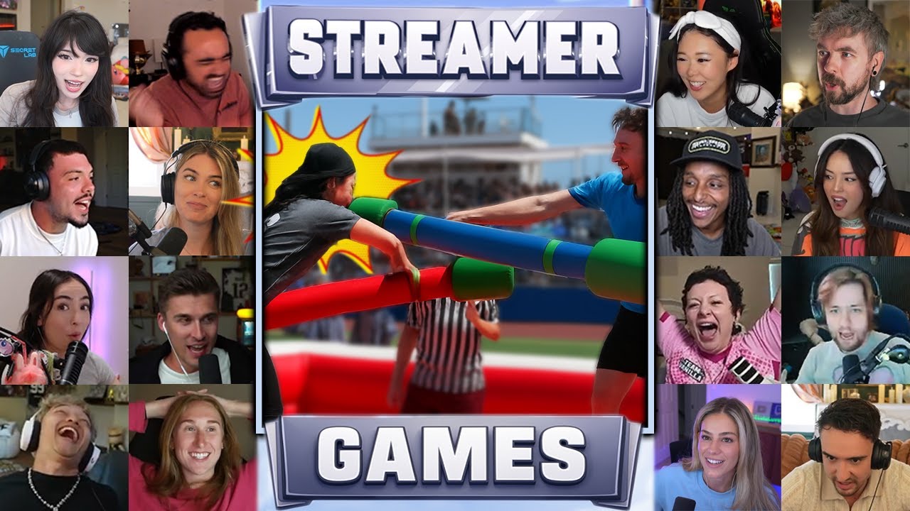 Streamers React to Most Watched Moments From STREAMER GAMES