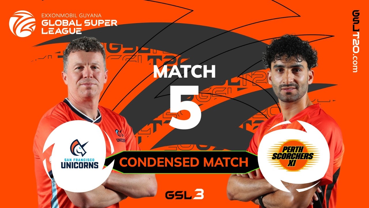Condensed Match | San Francisco Unicorns vs Perth Scorchers XI | GSL 2026