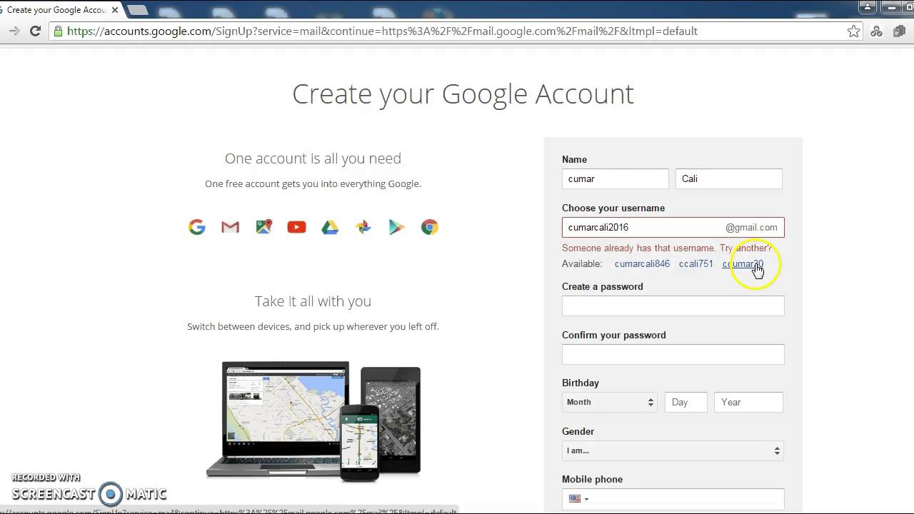 How to create Gmail Account in Somali 2016 -Tutorial