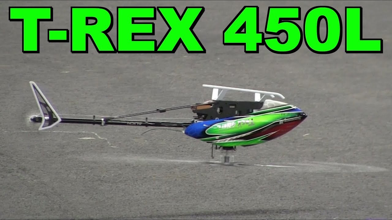 Align T-Rex 450L Dominator RC 3D Helicopter Indoor Flight 16. Modell & Bahn Ausstellung Löbau 2018