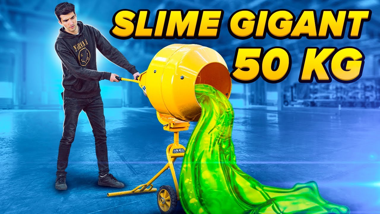 AM FACUT UN SLIME GIGANT DE 50 KG?!