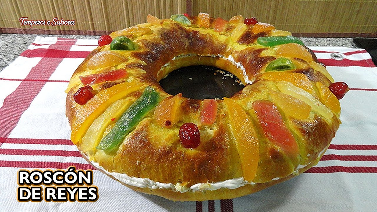 ROSCÓN DE REYES DELICIOSO y que a todos va a encantar para celebrar el dia de Reyes Y ALGO MÁS!!!