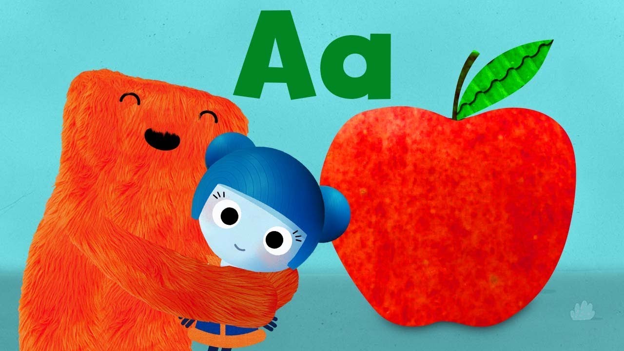 A for Apple | Learning The ABC & Vocabulary for Kids with Surprise Eggs | Educational Videos