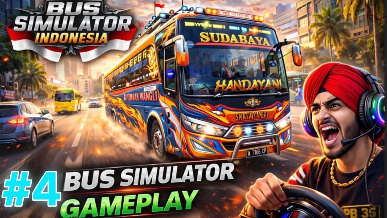 BUS SIMULATOR INDONATIA | BEST DRIVING EXPERIENCE | NEW GAMING VIBES🔥🔥