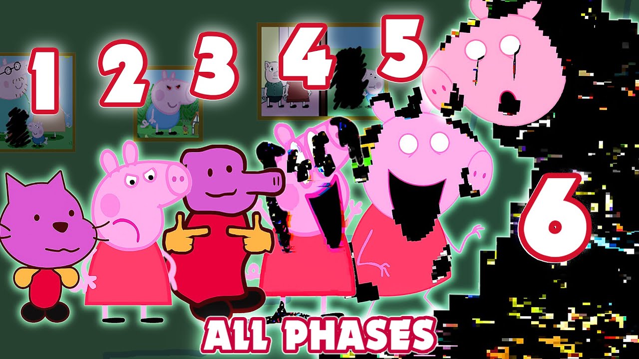 Peppa Pig ALL PHASES | Friday Night Funkin' VS Peppa Pig Pibby (Lost Latinas, Playdate Panic, Eppa)