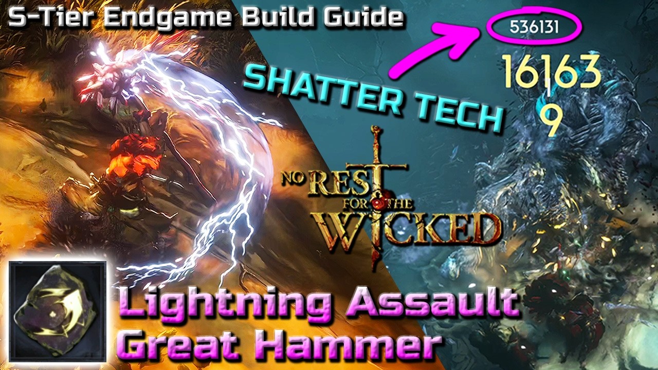 Урон 700 000! Руководство по сборке двуручного молота &laquo;Молниеносная атака&raquo; &mdash; Нет покоя для нечест...