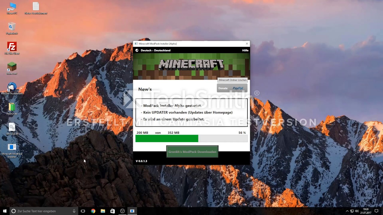 Gronkh&acute;s Life in the Wood&acute;s Modpack/Ordner