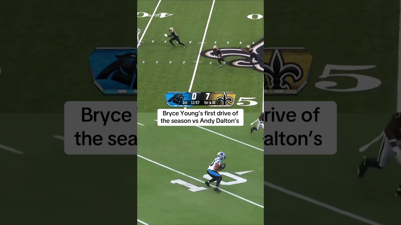 Panthers scoring TDs with Dalton 💰 #andydalton #bryceyoung #sportsbetting #nflbetting #nflweek3