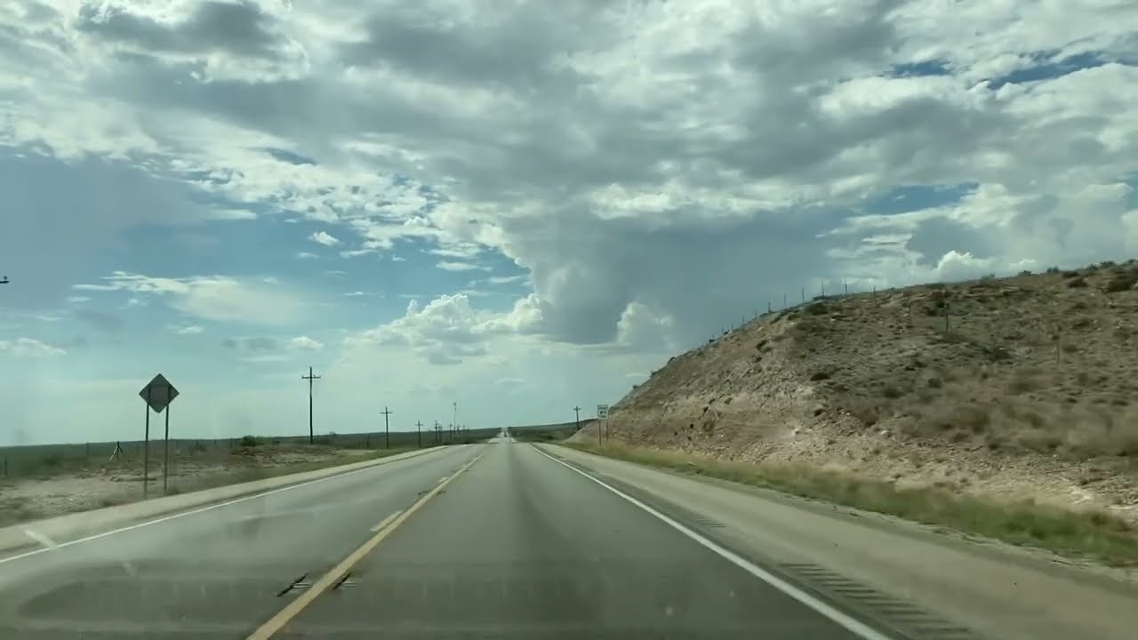 Hobbs and outside Hobbs New Mexico driving video