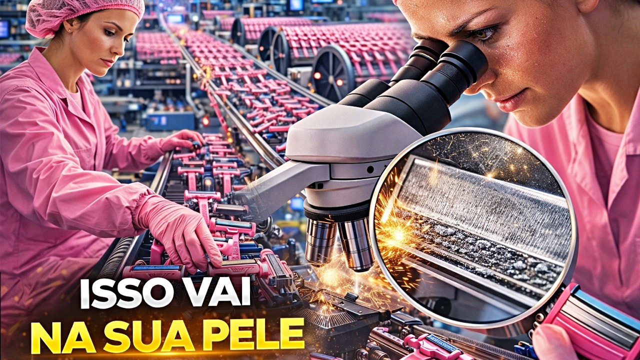 A FÁBRICA DAS GILLETES É MAIS INSANA DO QUE VOCÊ IMAGINA