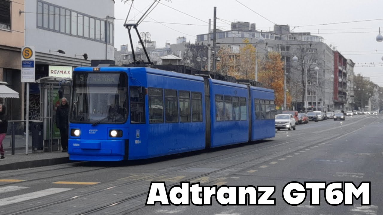 ZET Zagreb | Trams Adtranz GT6M ex. Augsburg #1004 & #1002