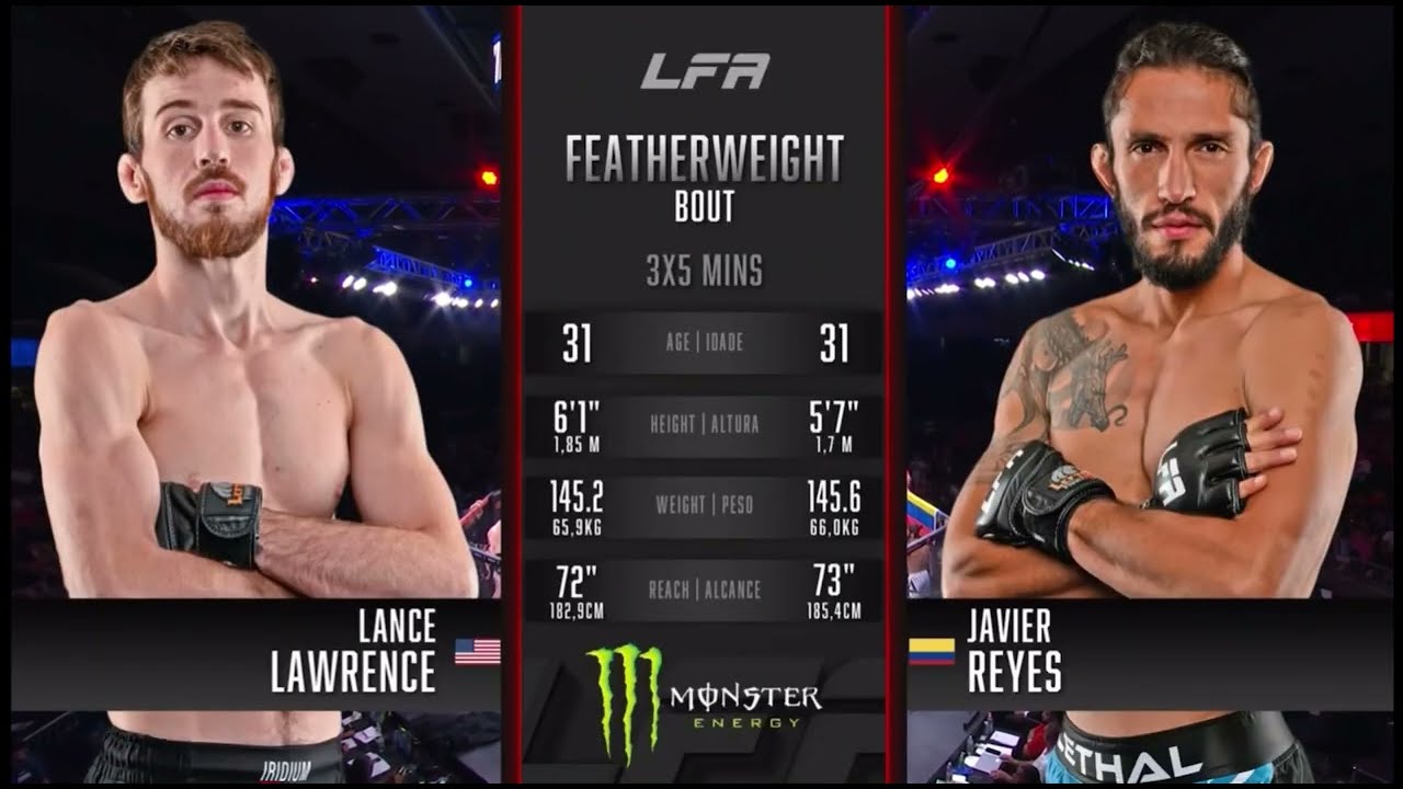 Javier Blair Reyes  vs Lance (tornado)Lawrence Highlist LFA 210