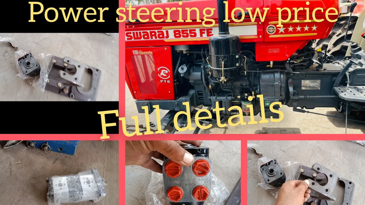 Swaraj 855 power steering low price mai full details