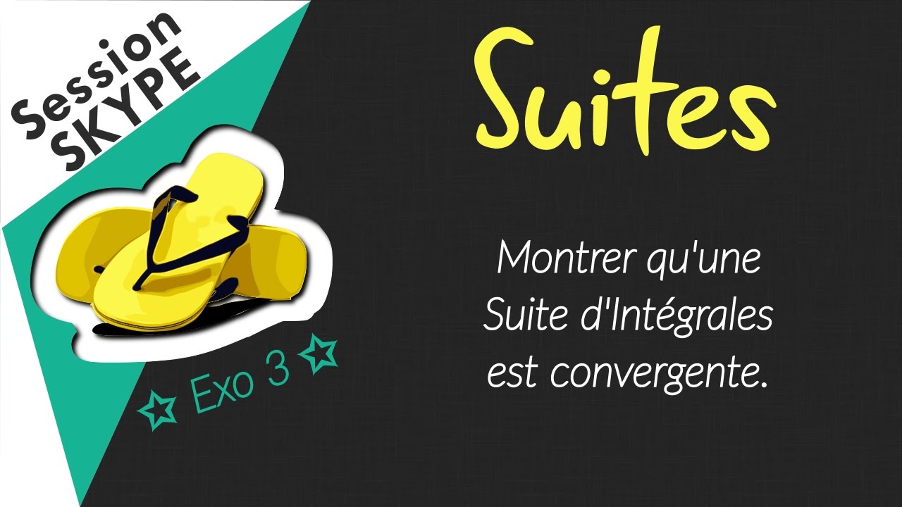 Montrer qu'une suite d'intégrales est convergente.
