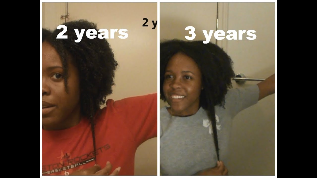 Natural Hair Growth Length Check | 3 Years