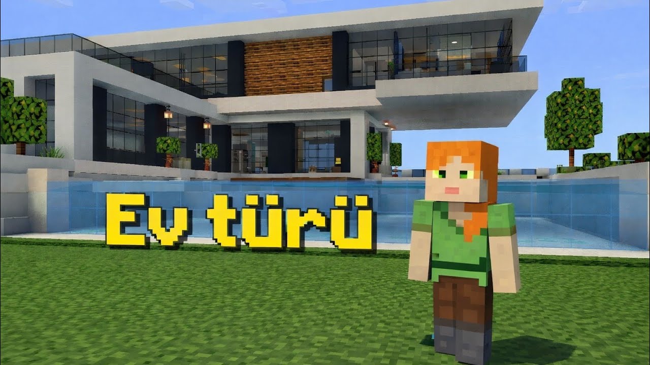 Minecraft 🧱 Minecraft'ta ev aldım🏡ev türü💵