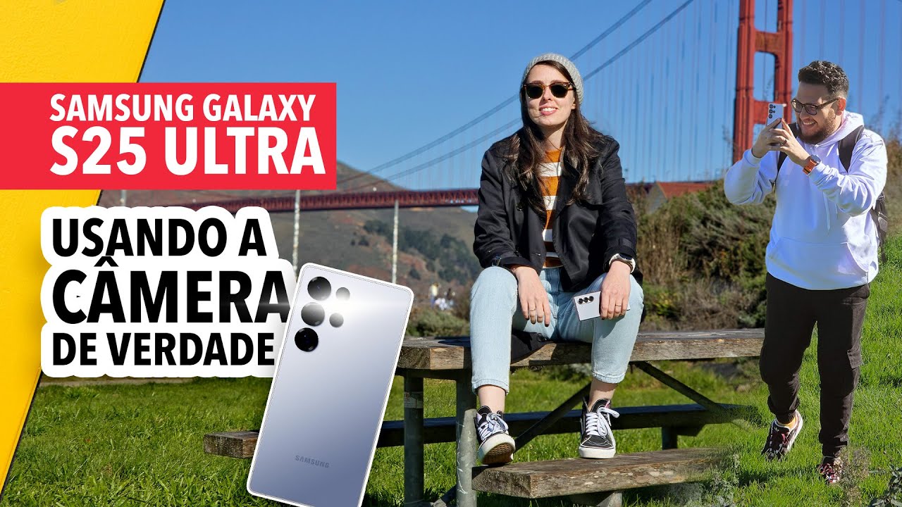🇺🇸 GALAXY S25 ULTRA - usando a CÂMERA DE VERDADE #GalaxyUnpacked #GalaxyS25