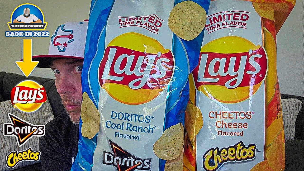 Lay's® Cool Ranch Doritos VS Lay's Cheetos Cheese Review! 🥔🧀 | BACK in 2022! | theendorsement
