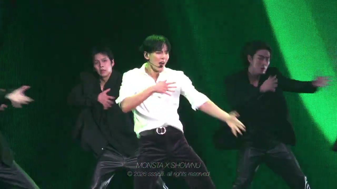 260131 MONSTA X WORLD TOUR [THE X : NEXUS] Around & Go 셔누 Focus fancam _ 중콘