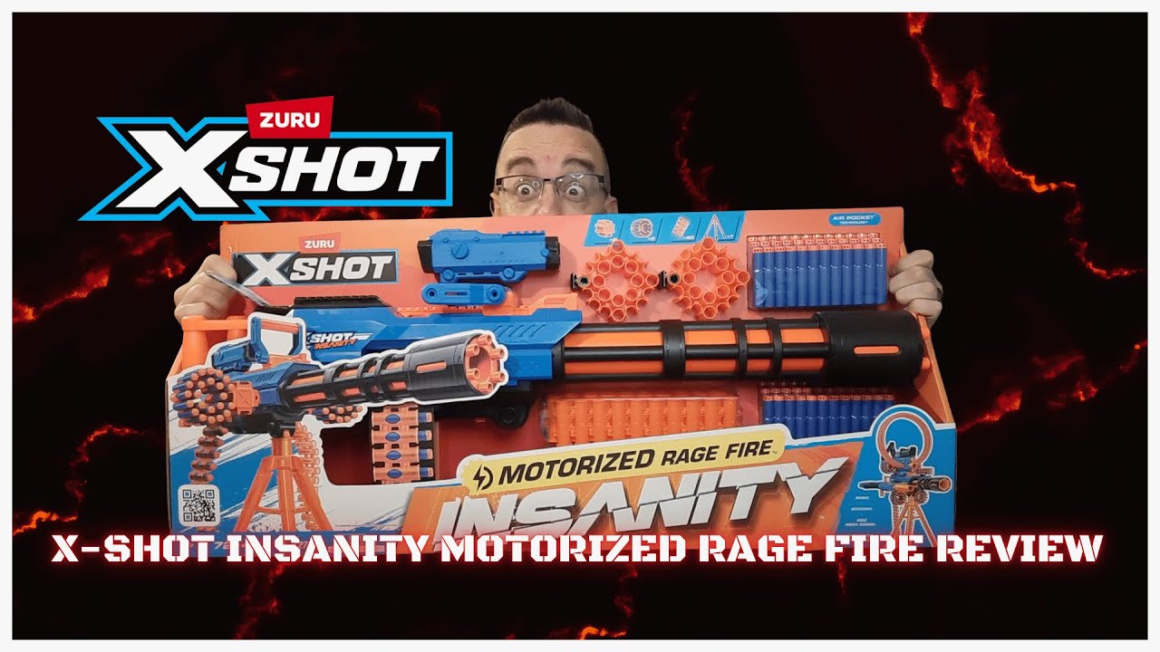 REVIEW: 10 Things You Need to Know About the X-Shot Insanity Motorized Rage Fire Blaster