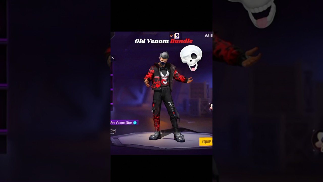 Old Venom Bundle Aura💀🗿 #freefire #foryou #trending #short