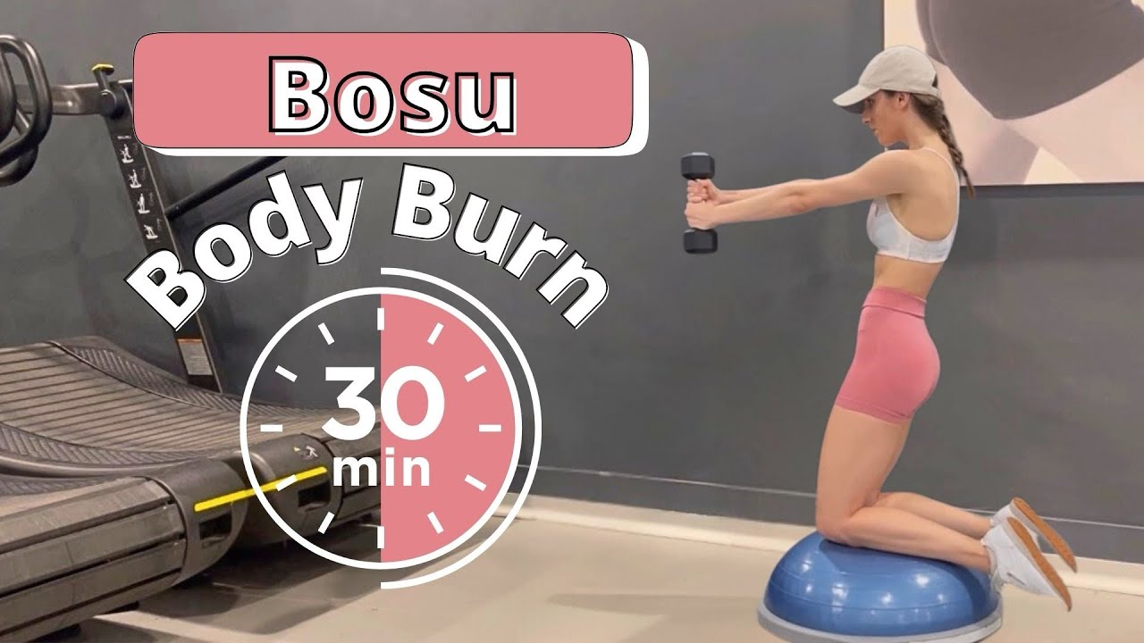 30-Min Full Body BOSU Workout for Building Lean Muscle & Core Strength