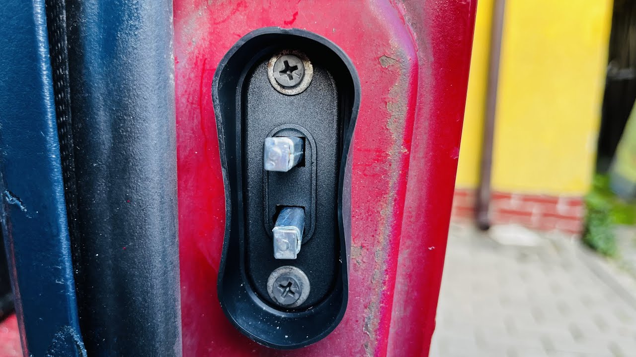 VW T4 MONTAŻ STYCZNIKA DRZWI PRZESUWNYCH