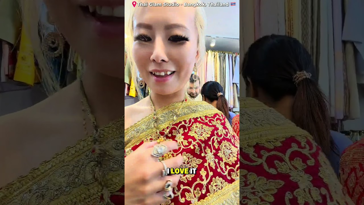 Фотосессия в стиле тайского гламура в храме Ват Арун в Бангкоке 🥰 #дождьбезумен