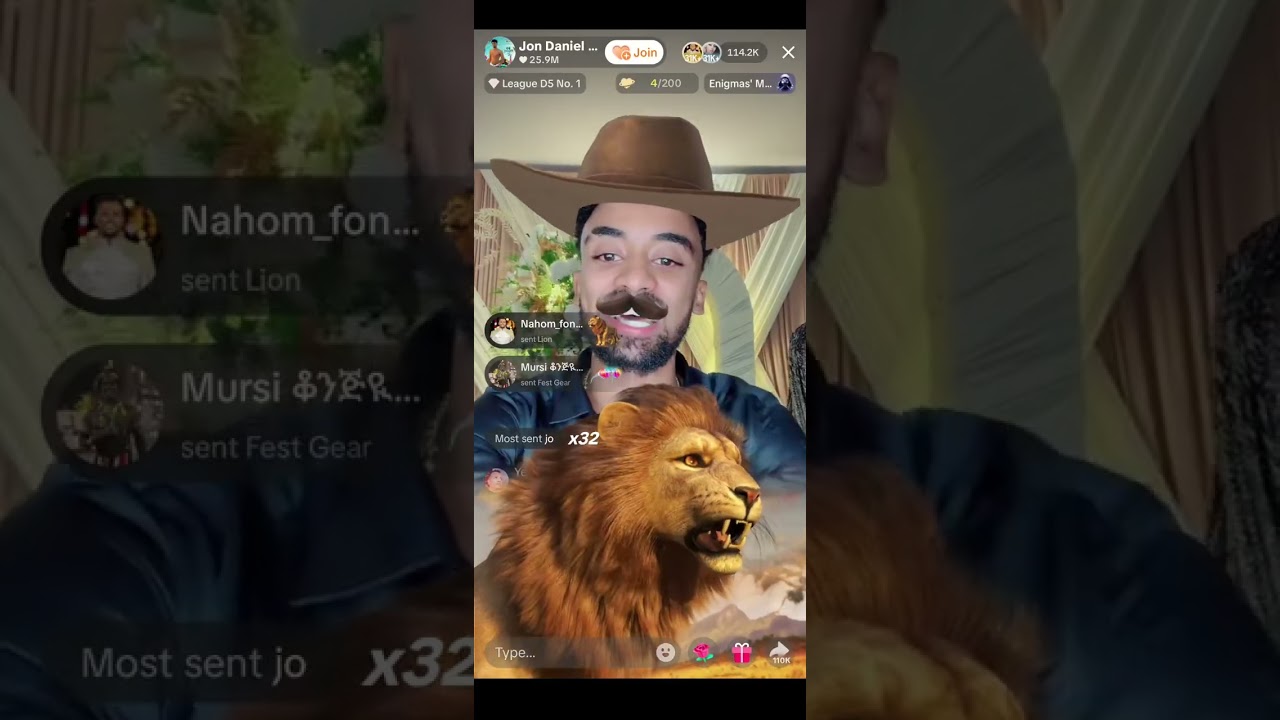 ጆን  ዳንኤል ከ 1 አመት ከ4ወር በኃላ ላይቭ ላይ ተመለሰ👏🥰